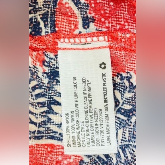 Knox Rose Women's Red Floral Bohemian Maxi Dress - Large NWT - Picture 7 of 9